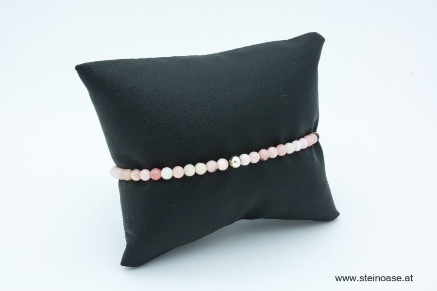 Armband Anden-Opal rosa 4mm